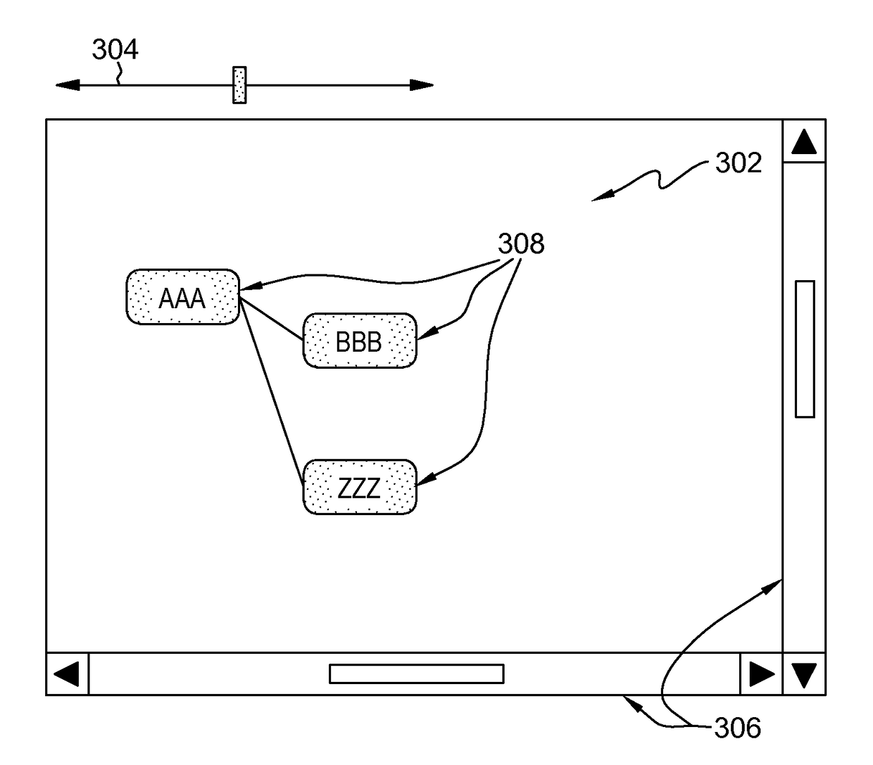 Dynamic text scroll control in a user interface