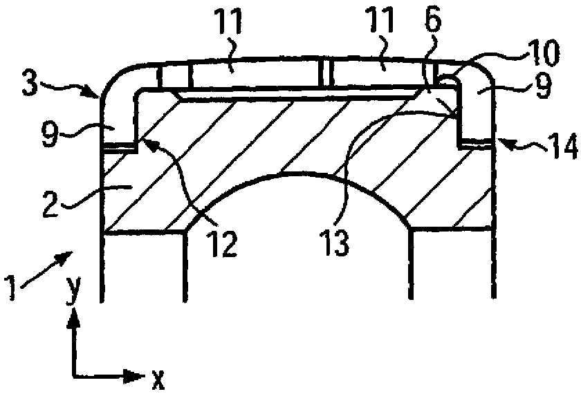 Anti-friction bearing having bump-like projections which are attached to the bearing outer ring