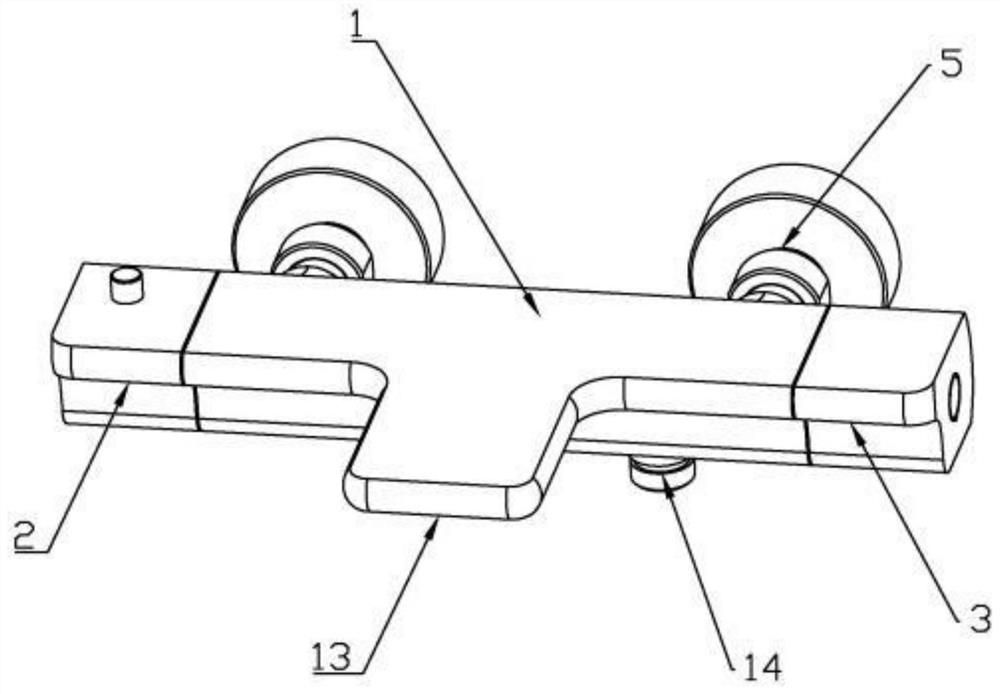 Constant-temperature noise reduction type PPR concealed shower