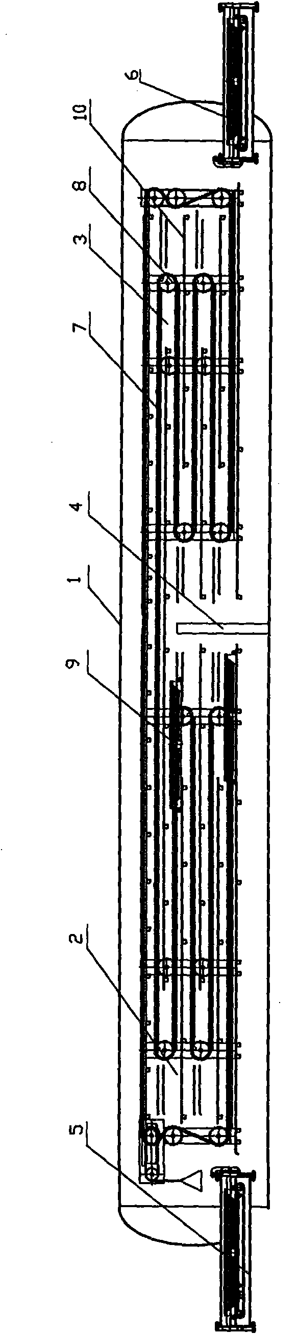 Continuous autoclave