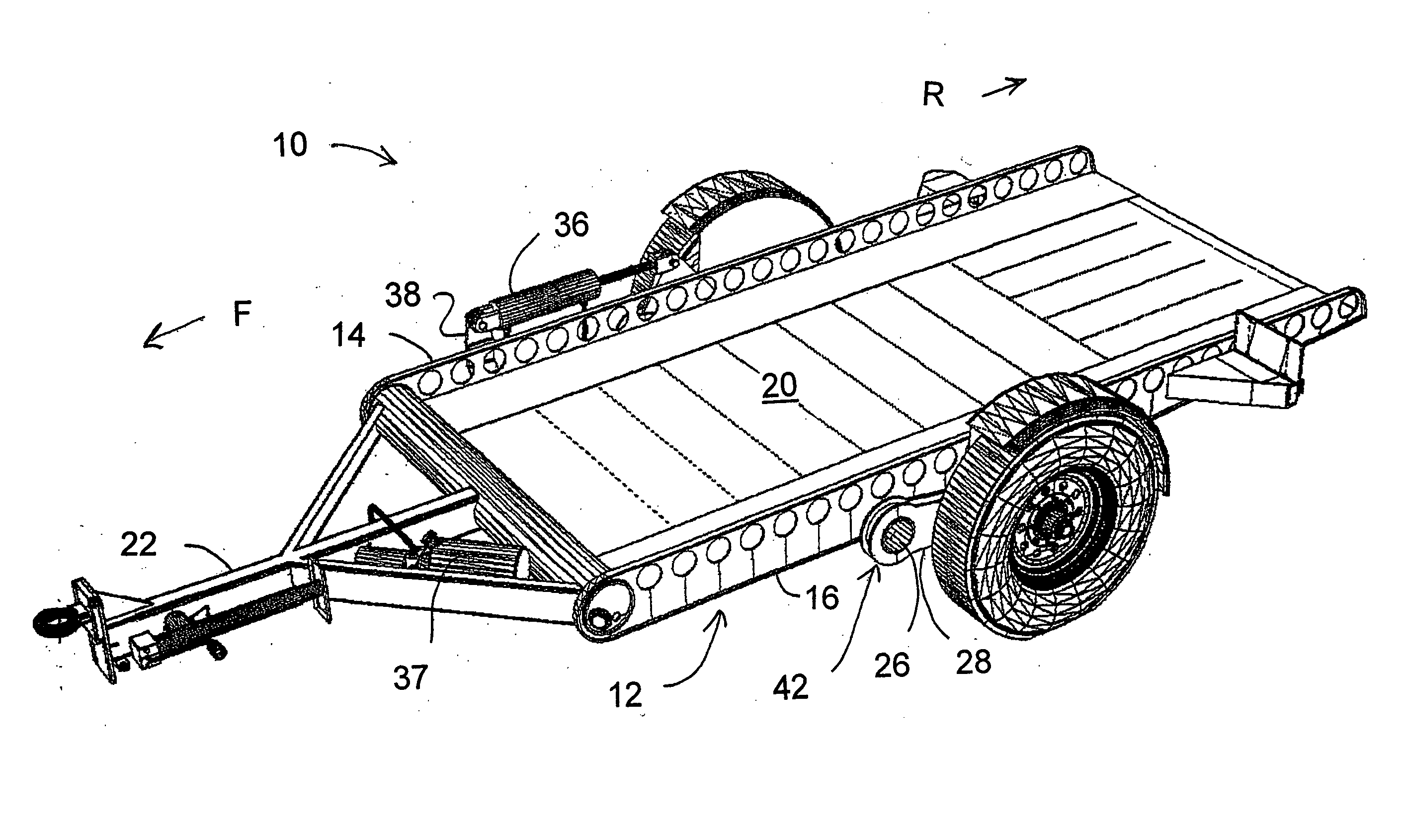 Method and apparatus for an adjustable trailer