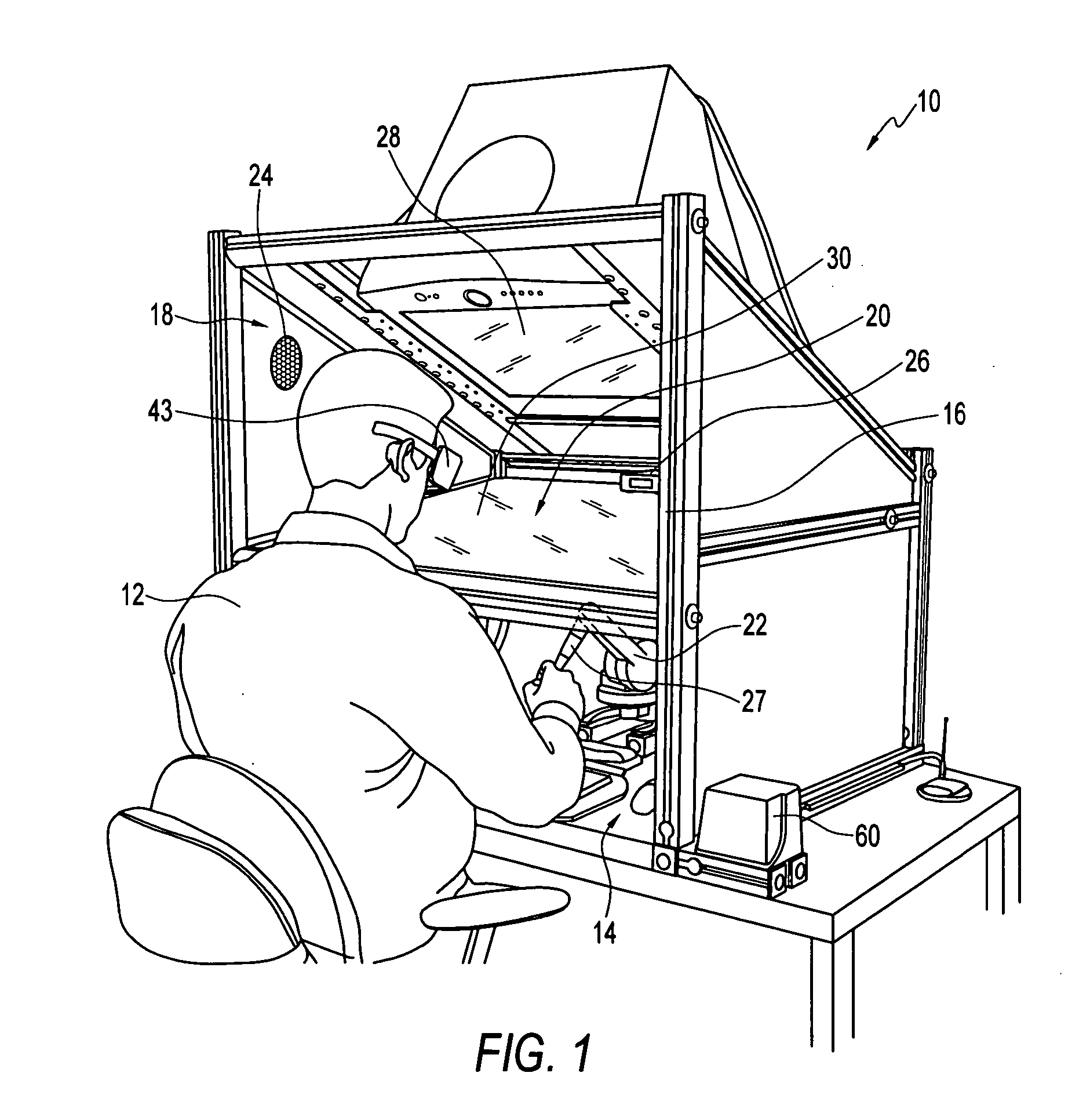 Compact haptic and augmented virtual reality system