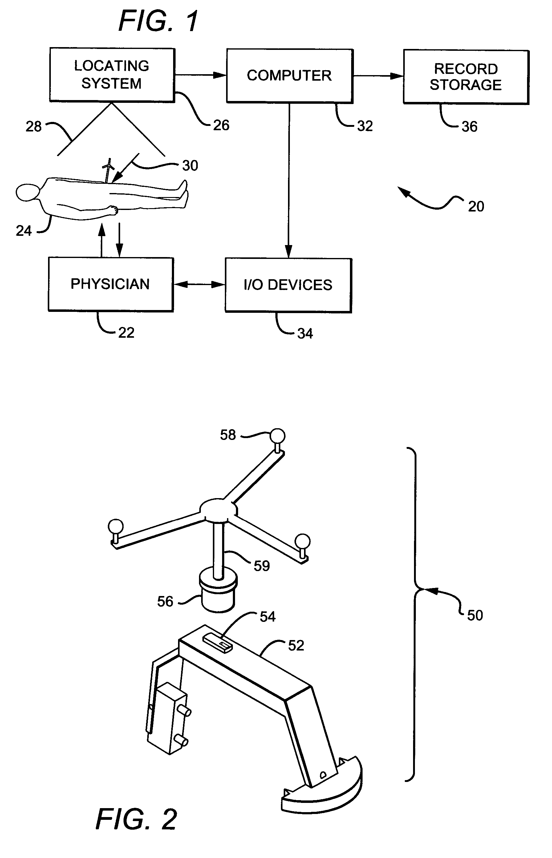 Non-imaging tracking tools and method for hip replacement surgery