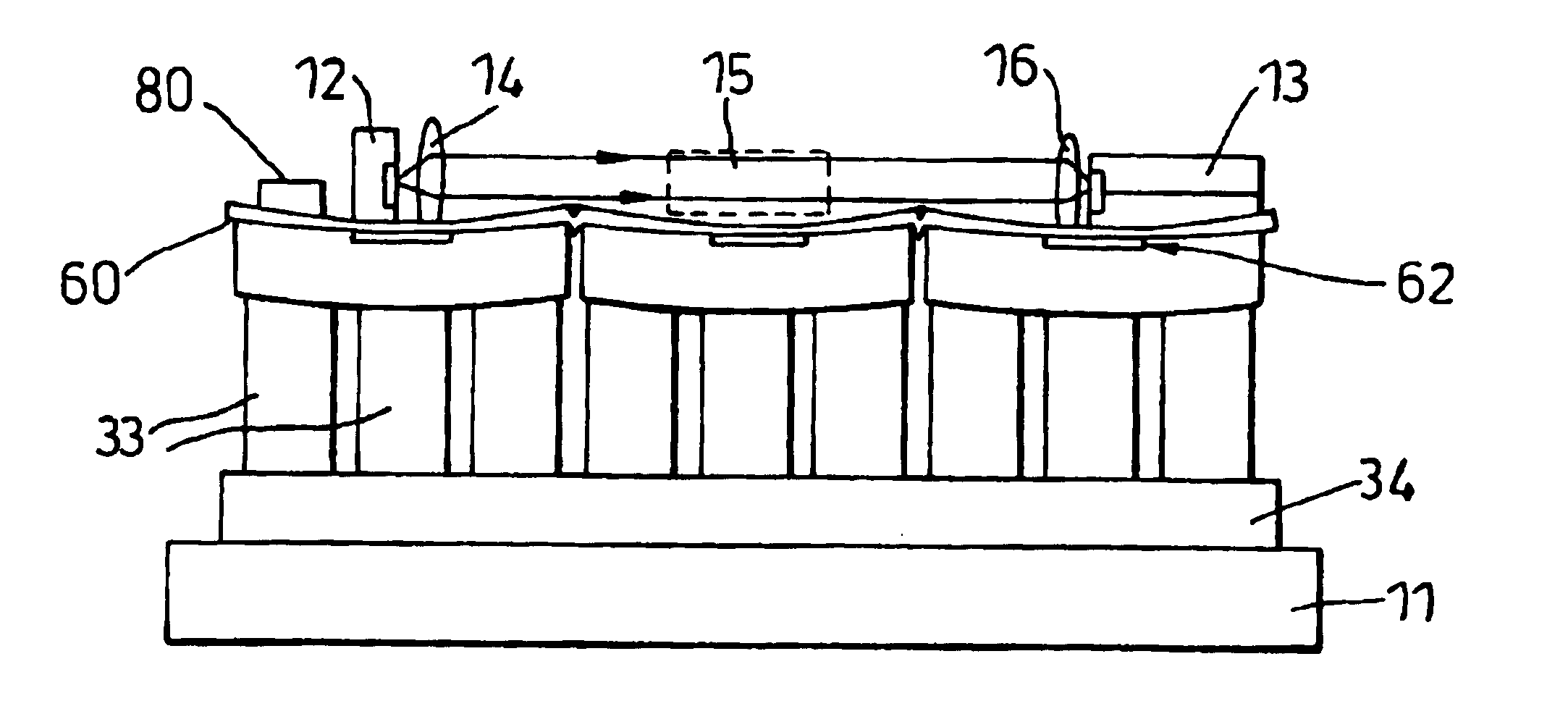 Thermo-electric cooler for use in an optical assembly