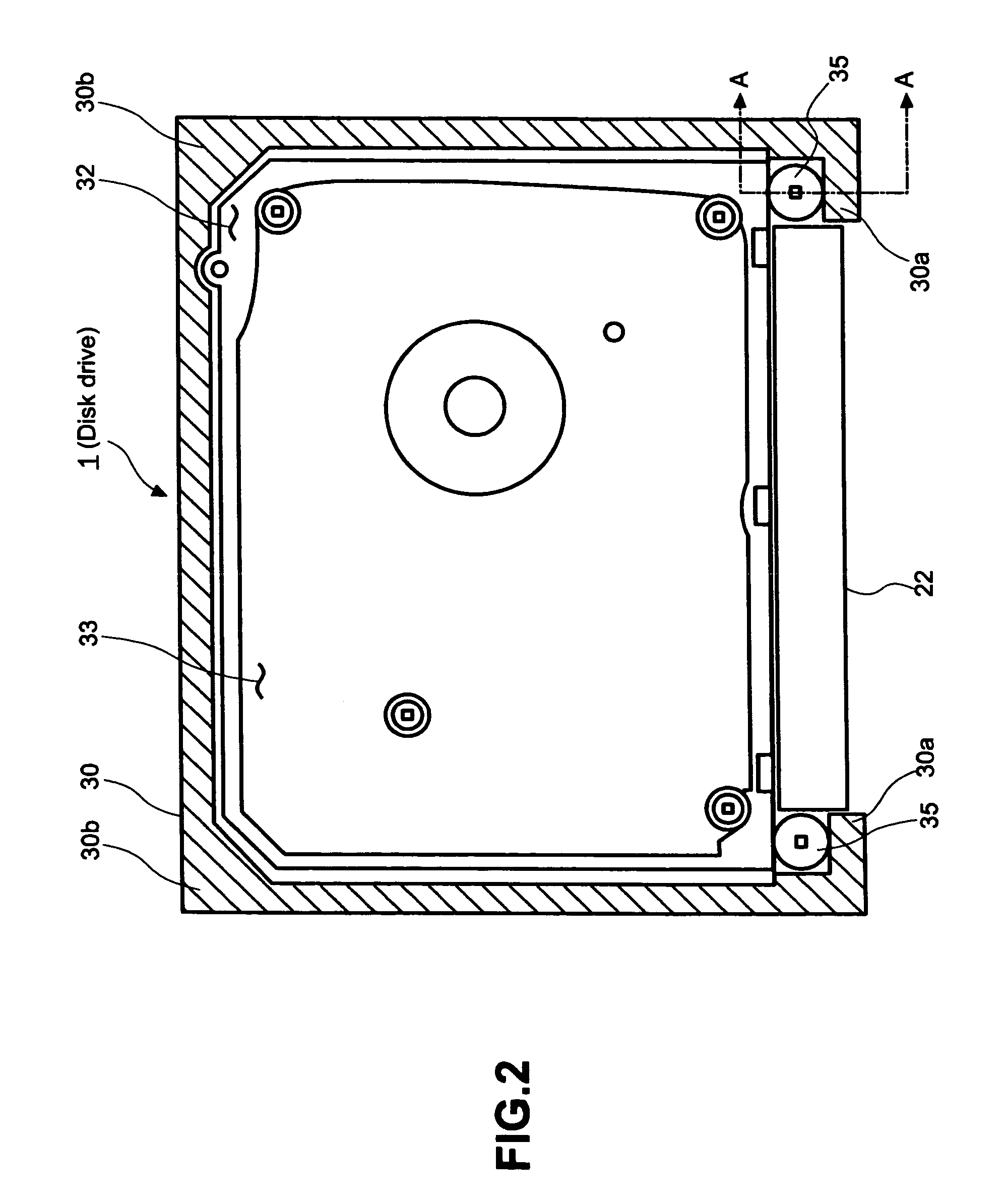 Disk drive, storage medium, and portable precision device