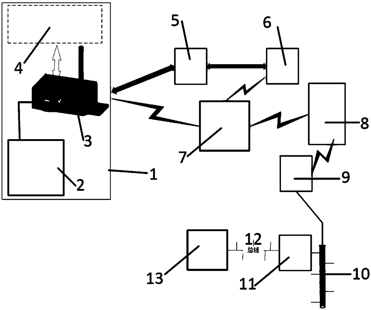 Ultralow-power-consumption pH signal conditioning transmission circuit and real-time water quality monitoring system