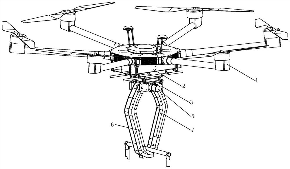 Manipulator device of X-ray power transmission line defect detection equipment based on RTK positioning