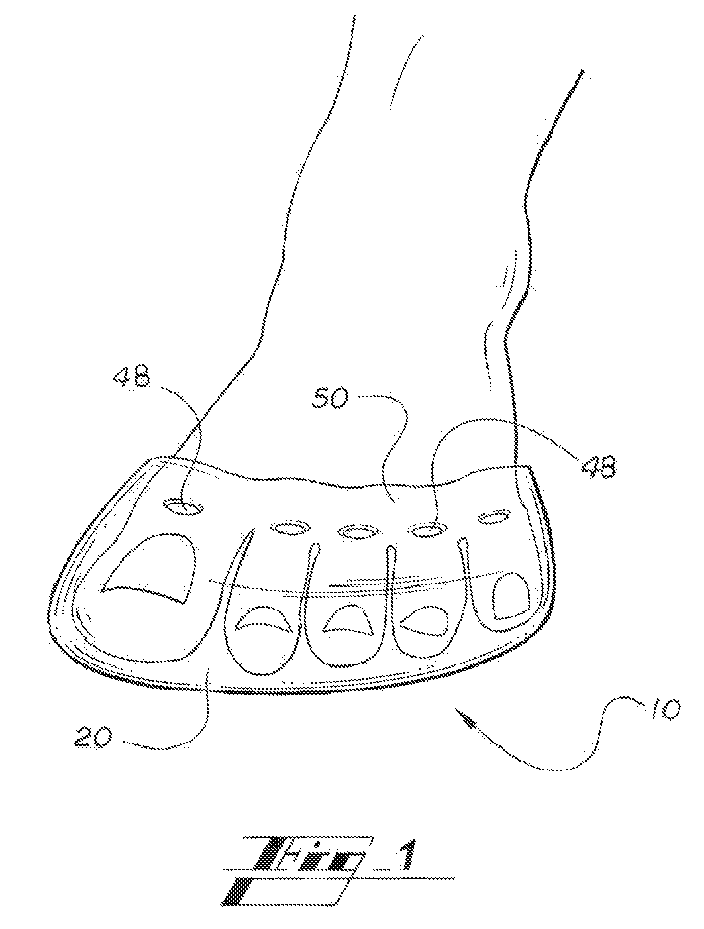 Form-fitted gel insert