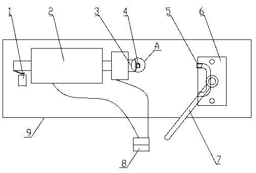 Door lock handle assembling machine