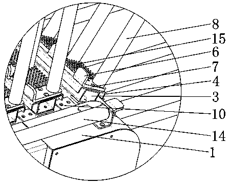 Plate type workpiece conveying equipment