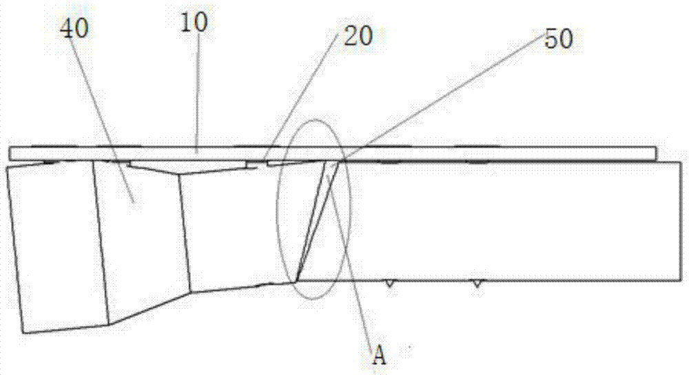 A polymer material bone plate