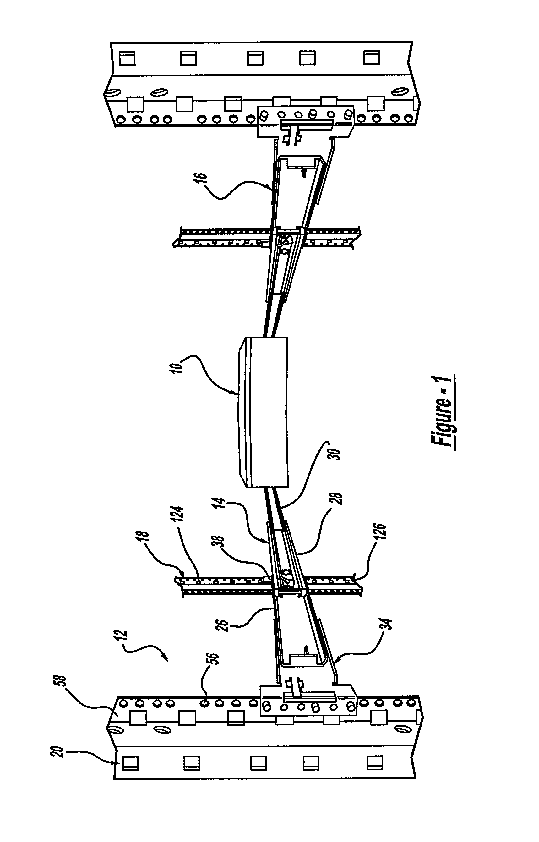 Dual flat springs for tool-less slide installation