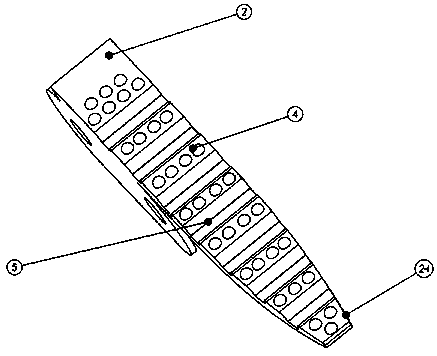 Bionic sub-soiling shovel