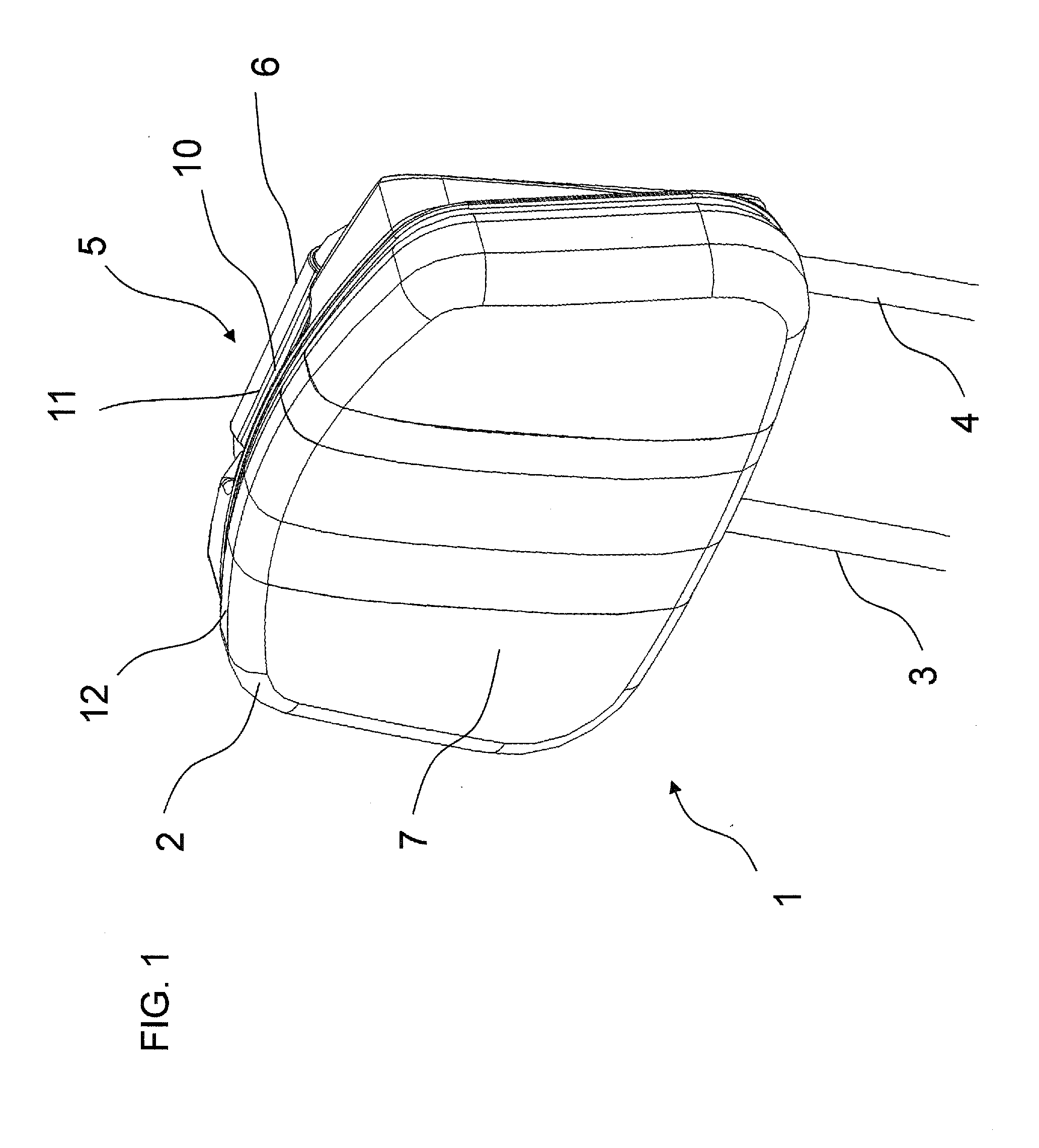 Foldable headrest with double hinge