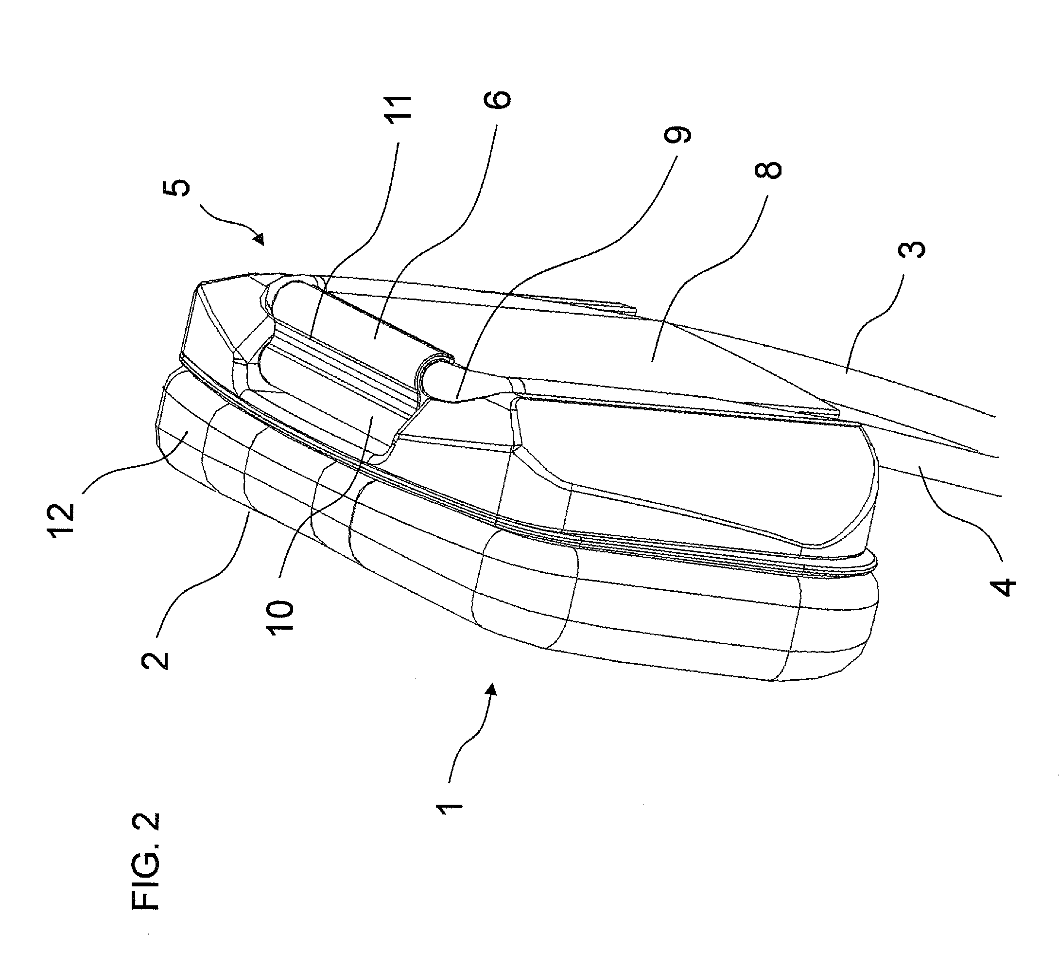 Foldable headrest with double hinge