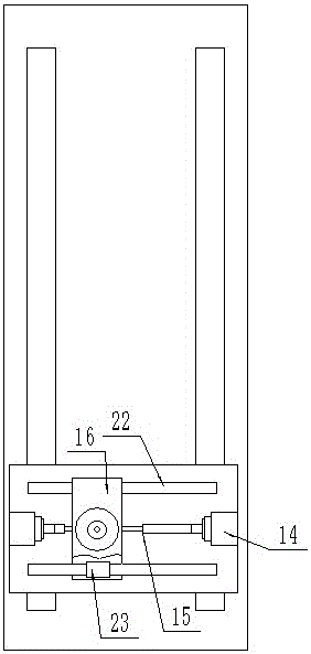 Cylinder wood surface spraying device