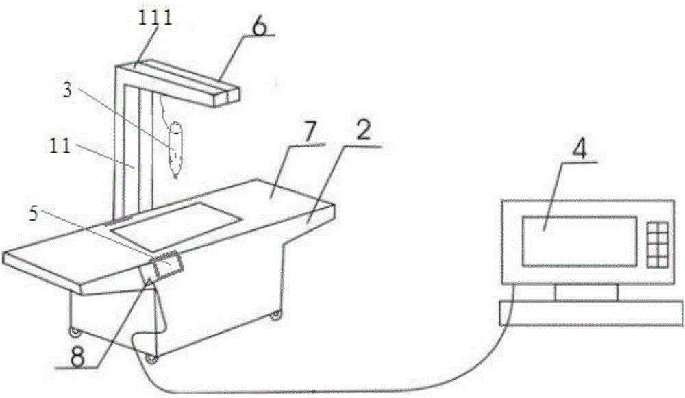 Multifunctional examination couch and blood pressure detection method adopting same