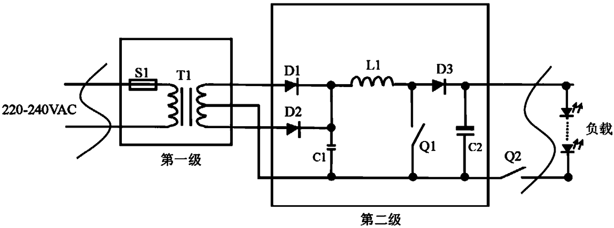 LED driving power supply and working method thereof, and LED lamp