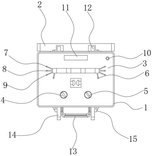 Cable fault positioning simulation device