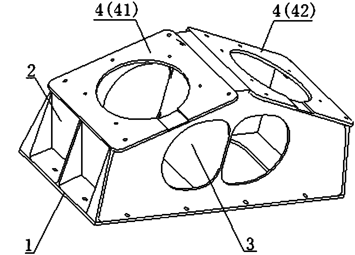 Infrared earth sensor integrated mounting bracket