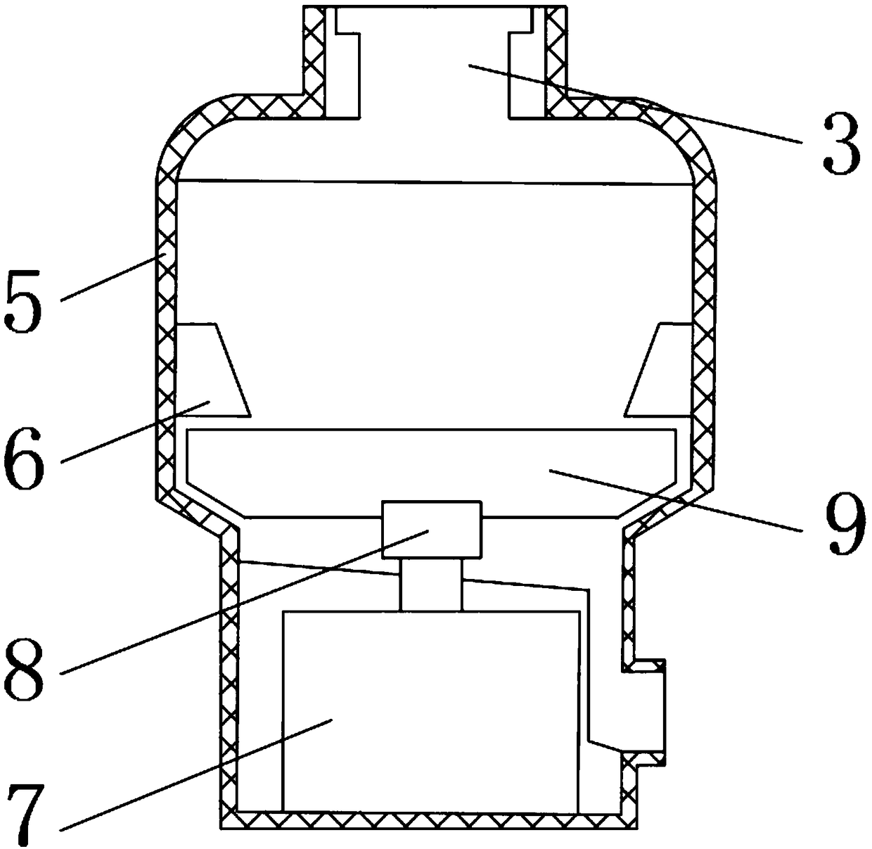 Domestic garbage treatment equipment