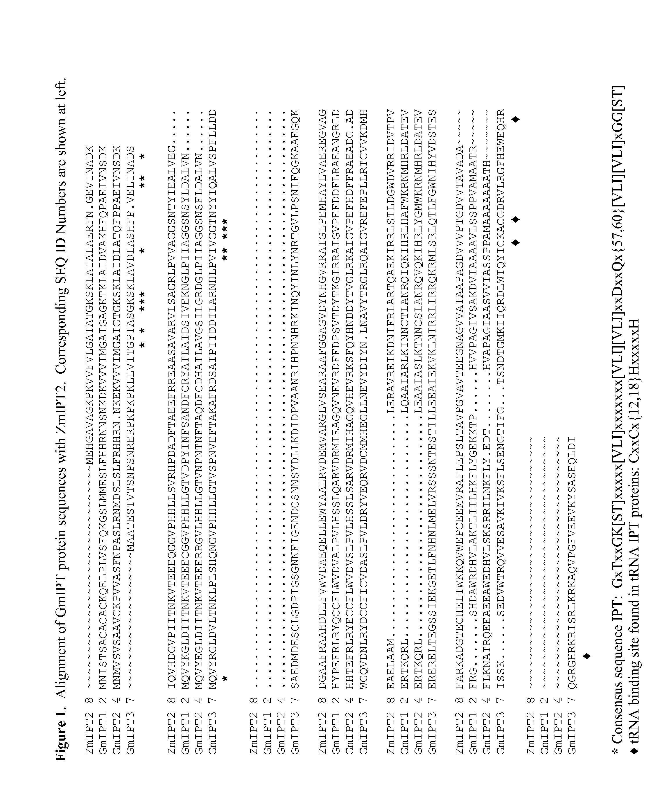 Soybean isopentenyl transferase genes and methods of use