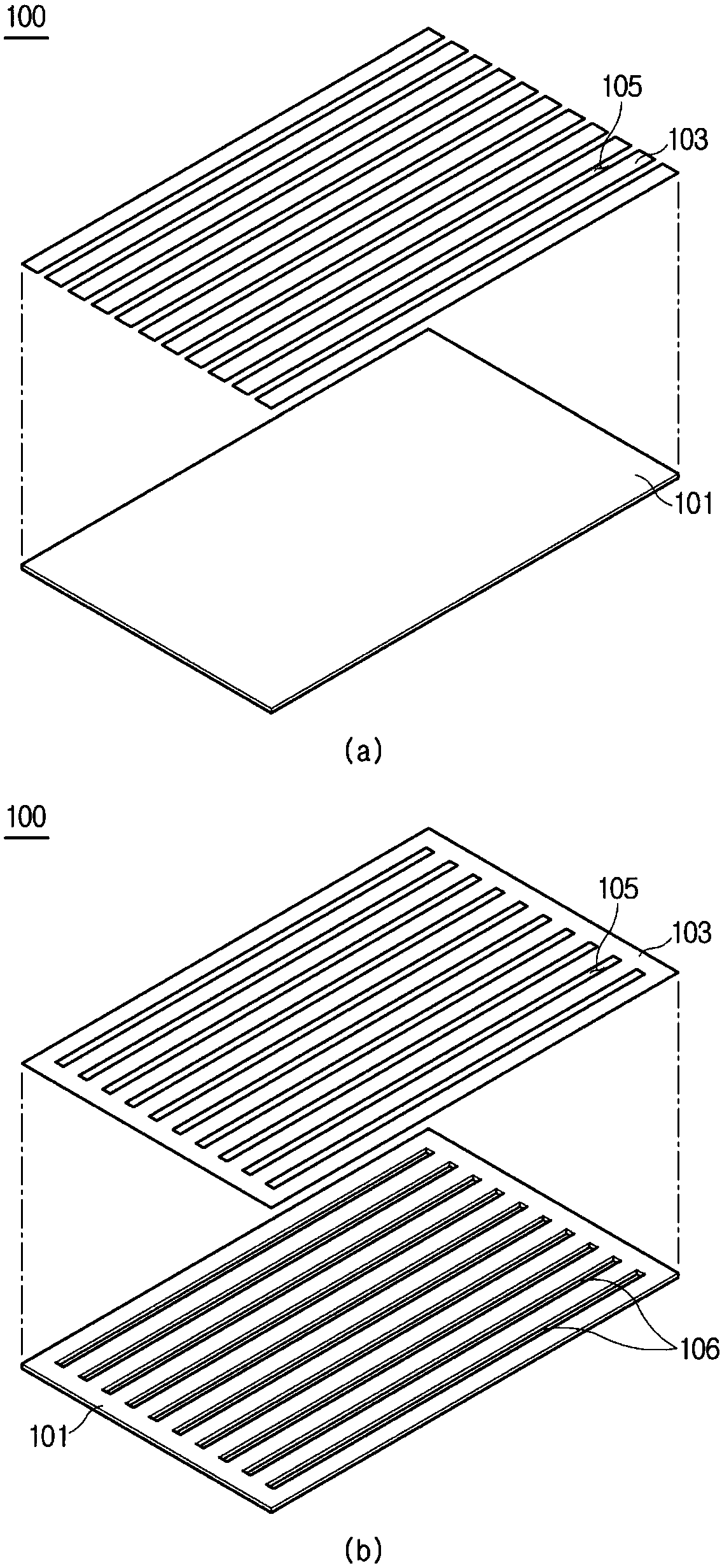 Metal and carbon laminate transmitting electromagnetic waves or having function of heat radiation