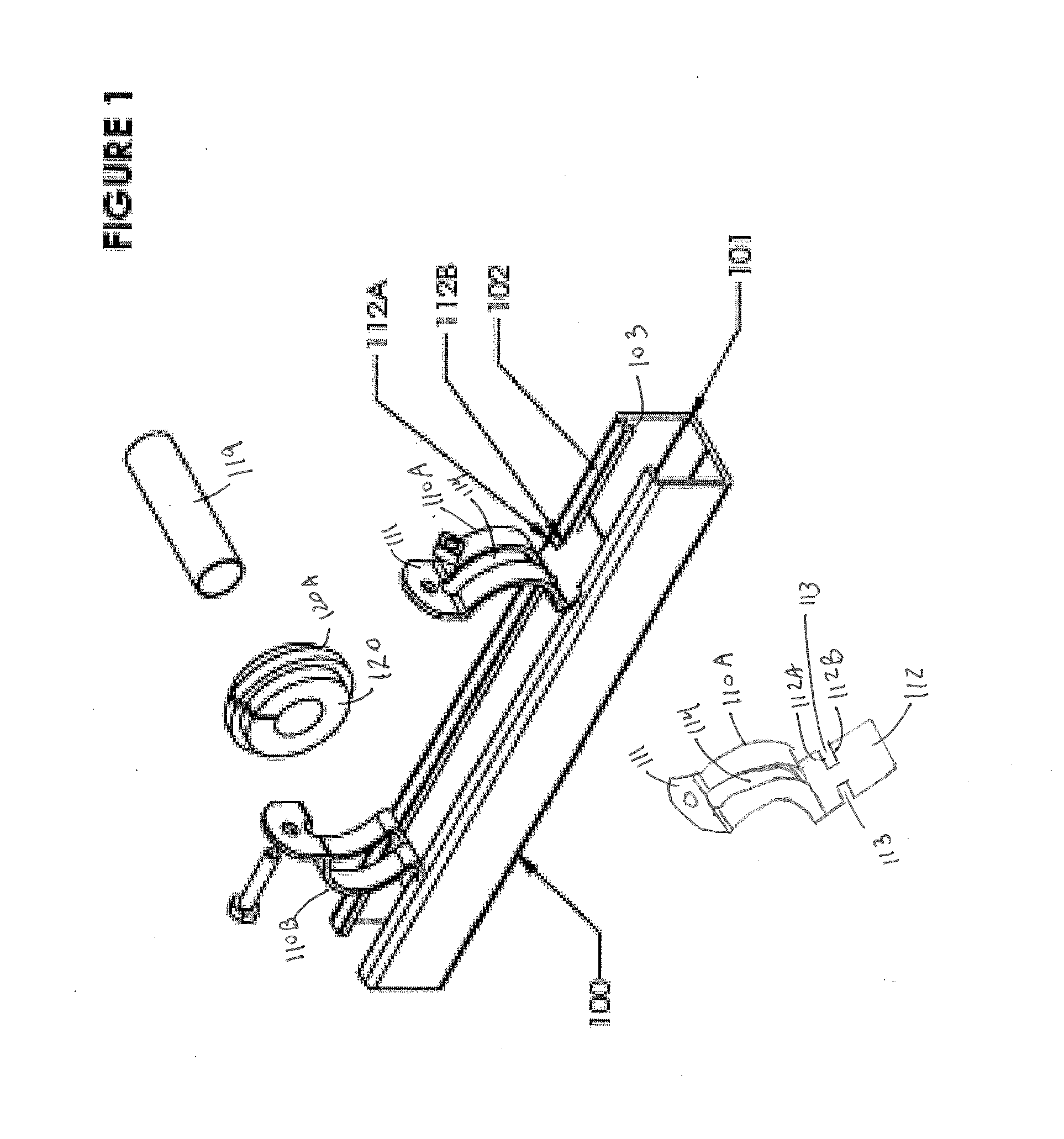 Slanted bolstering device for pipe support system