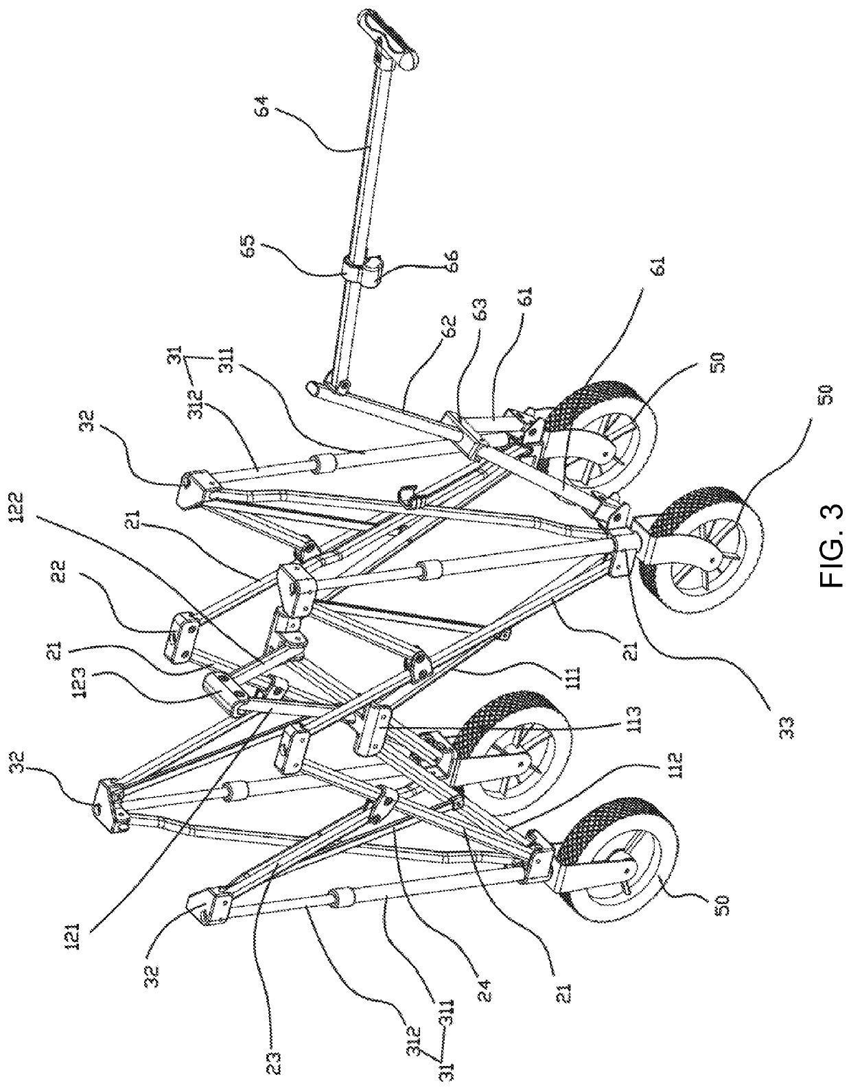 Foldable handcart