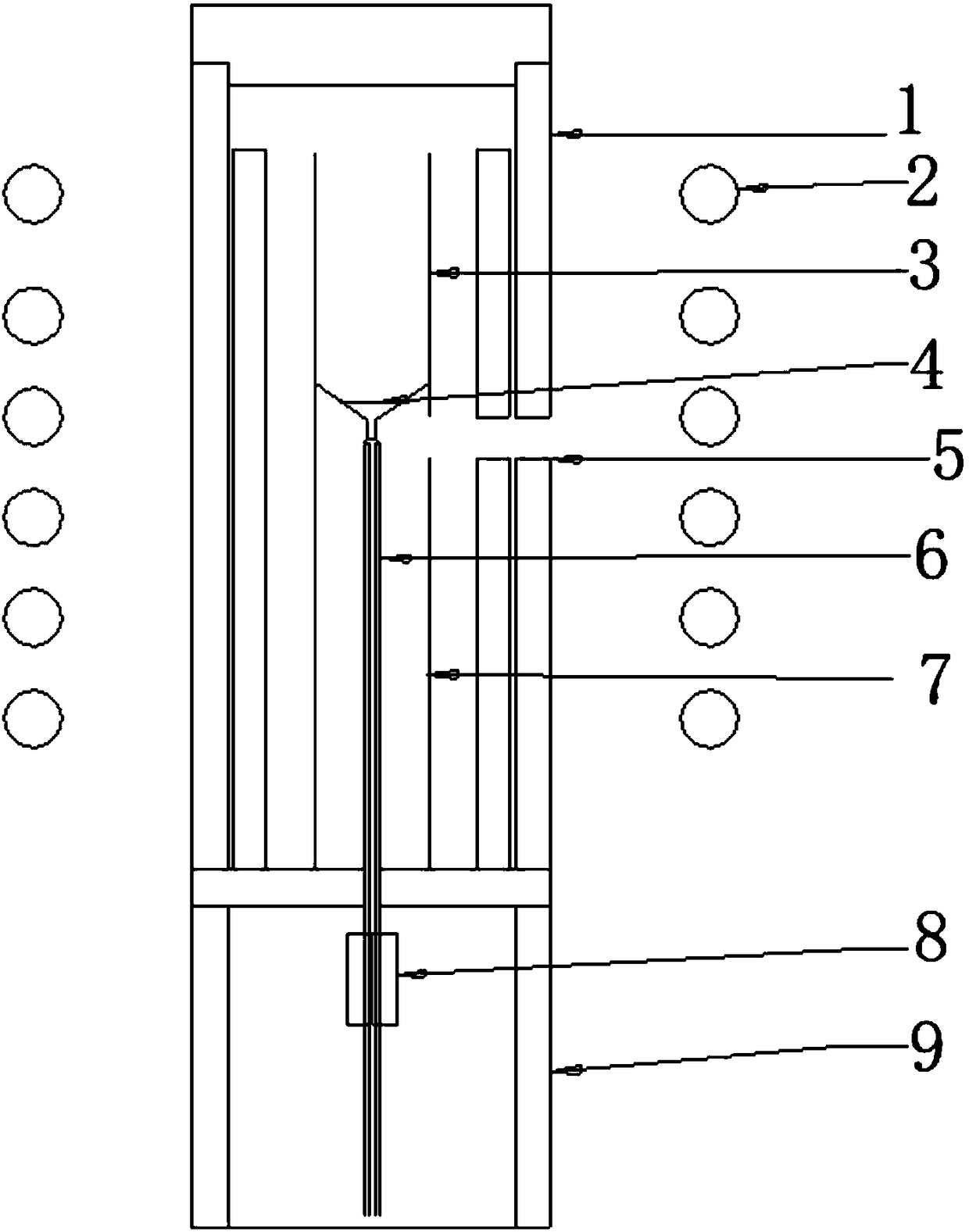 Method for growing crystal optical fiber core in crystal cladding layer