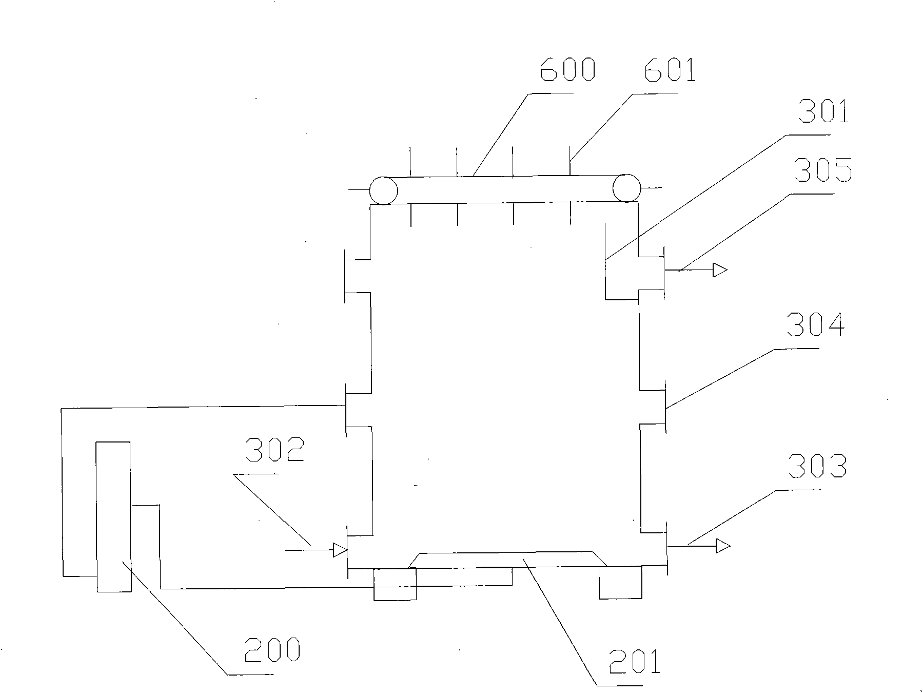 Combined-type dissolved gas floatation equipment