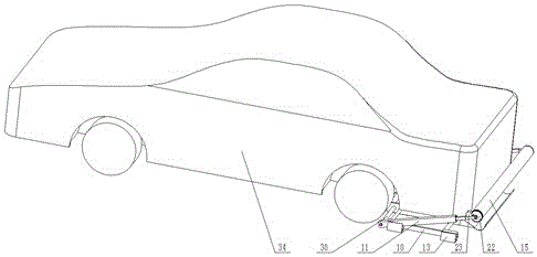 A new type of automatic retracting device for automobile body covering