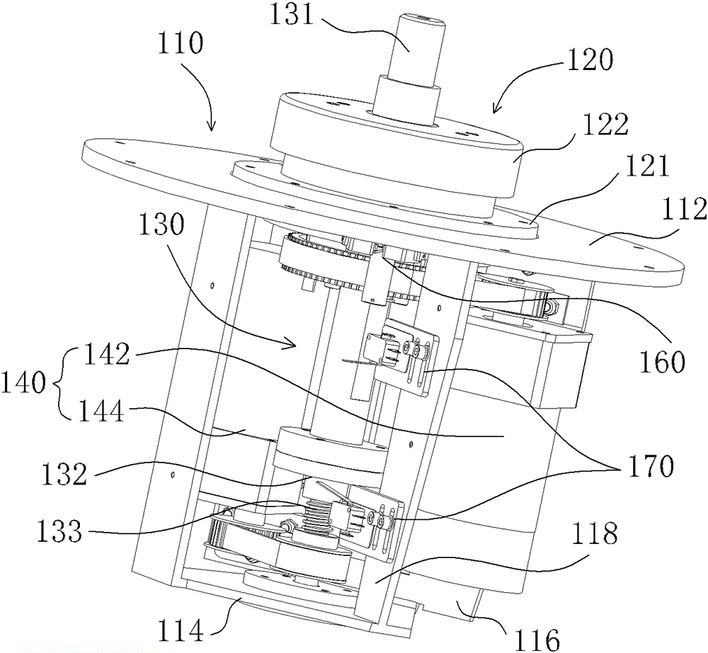 Transmission mechanical movement device