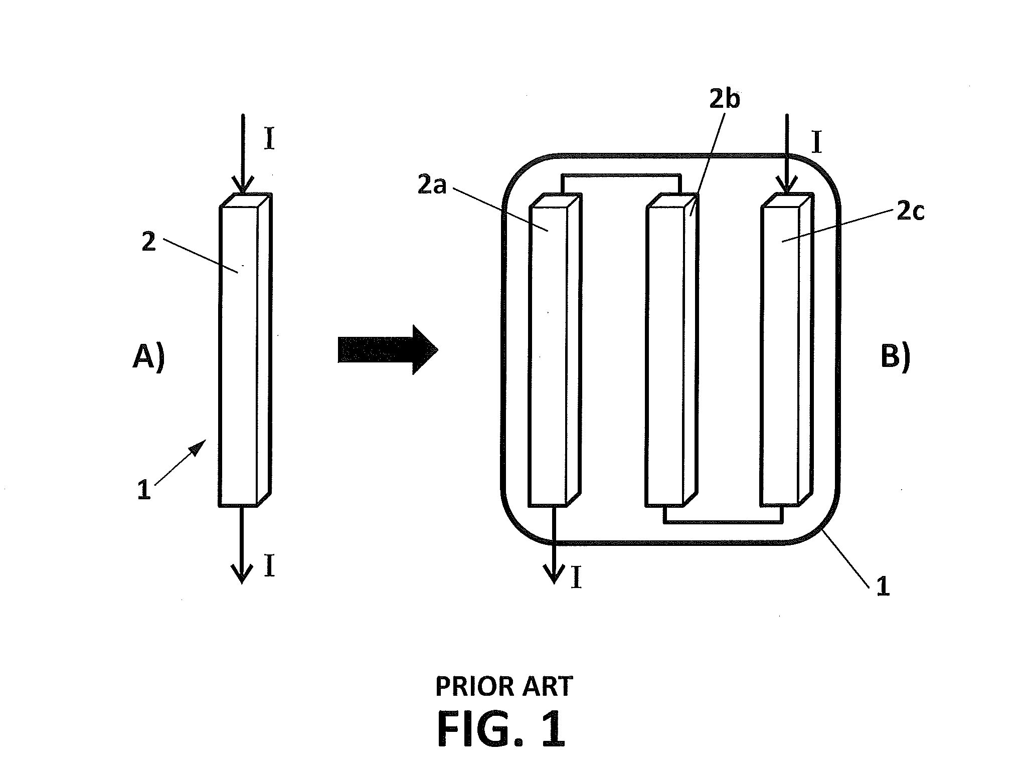 High thermal efficiency electric switch and method for interrupting  electric current