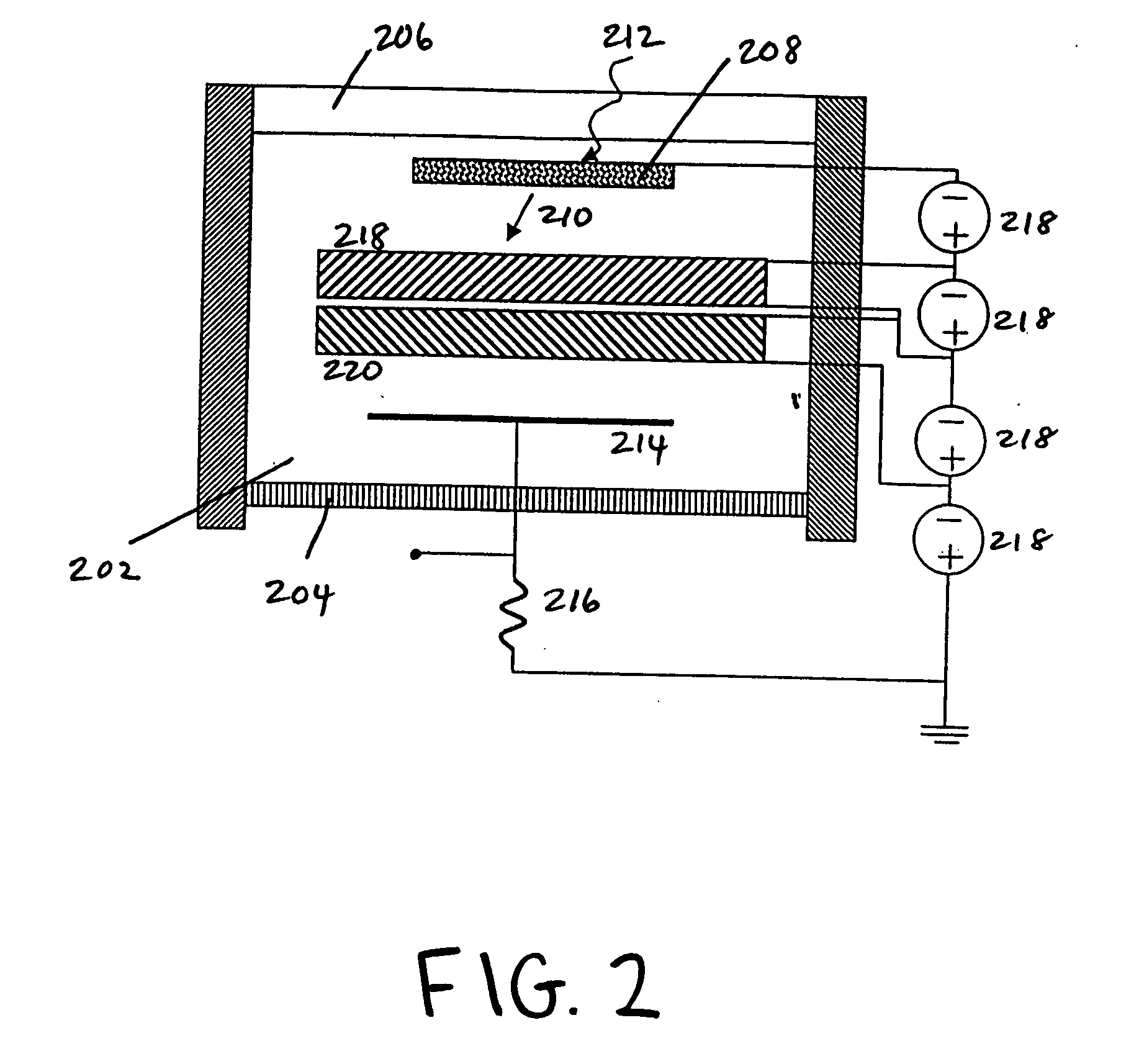 Bleeder powered gating amplifier