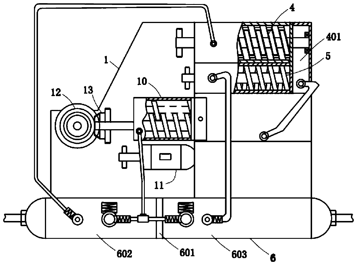 A compressed air cycle power device