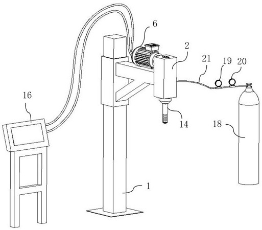 Aluminum alloy semi-solid slurry preparation device, die-casting equipment and die-casting process