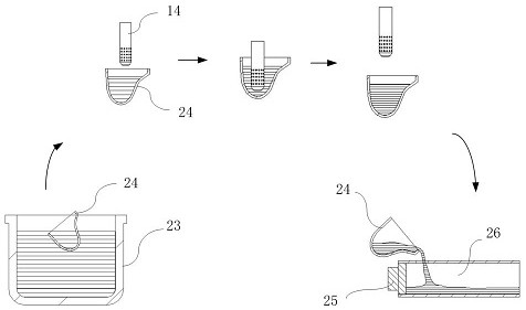 Aluminum alloy semi-solid slurry preparation device, die-casting equipment and die-casting process