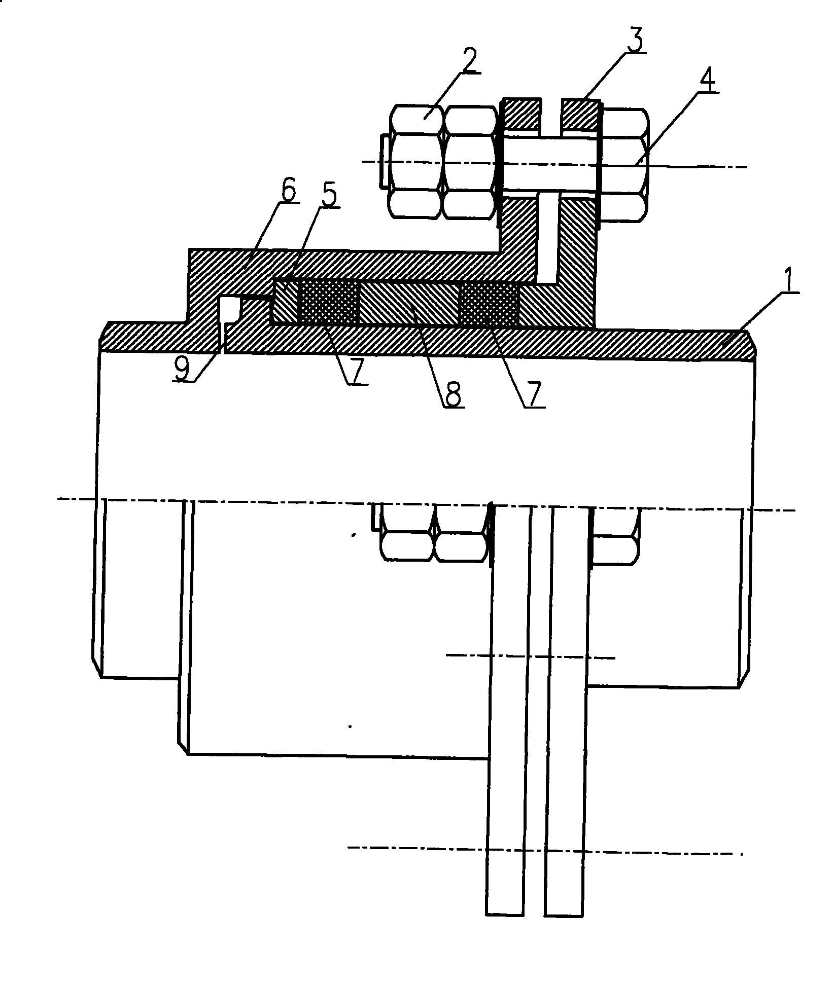 Rotary pipeline compensator