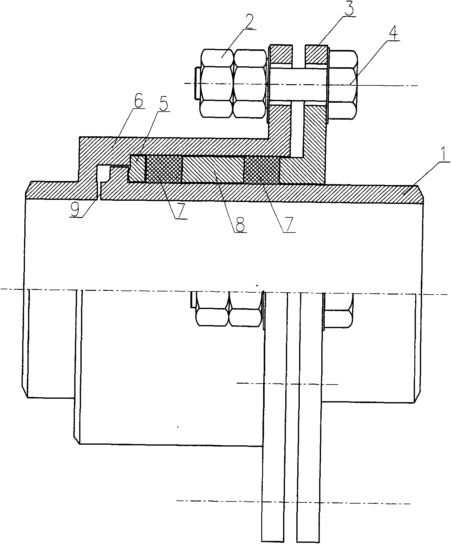 Rotary pipeline compensator