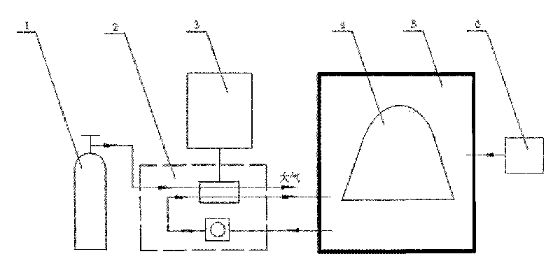 Atmosphere accumulation leak detection system and leak detection method thereof