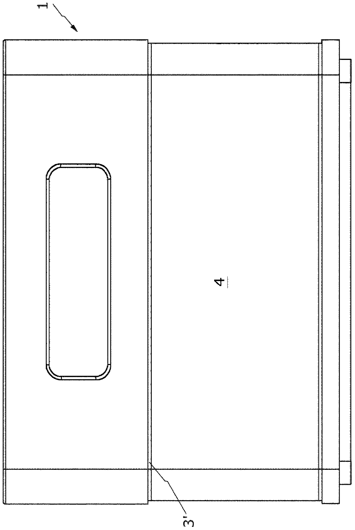 Method and device for label arrangement on a crate, in particular a bottle crate