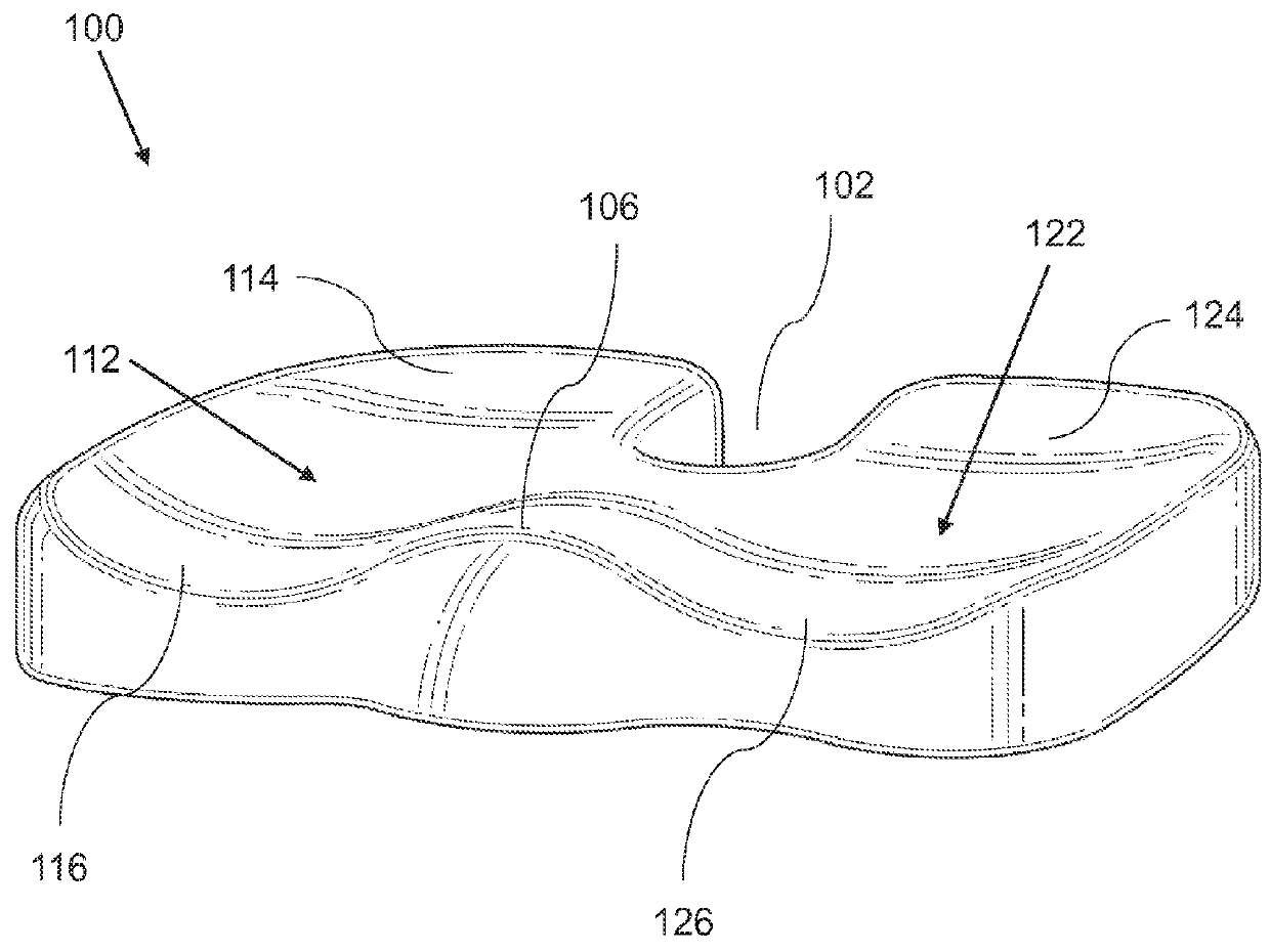 Reversible orthopedic seat cushion