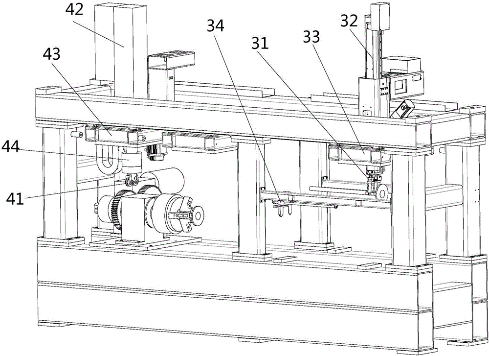 Automated equipment used for detecting yield strength of valve friction welding