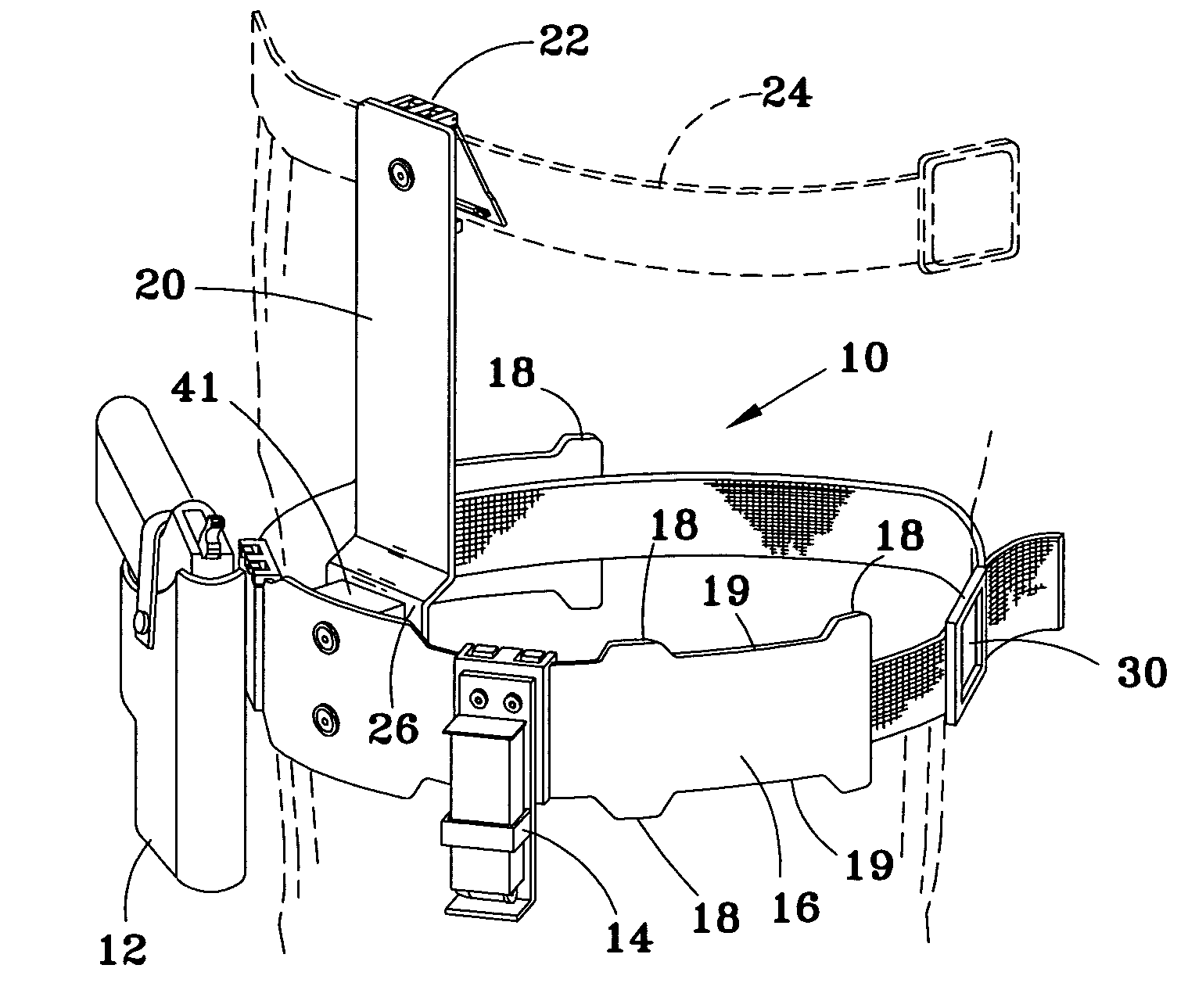 Harness for firearm accessories