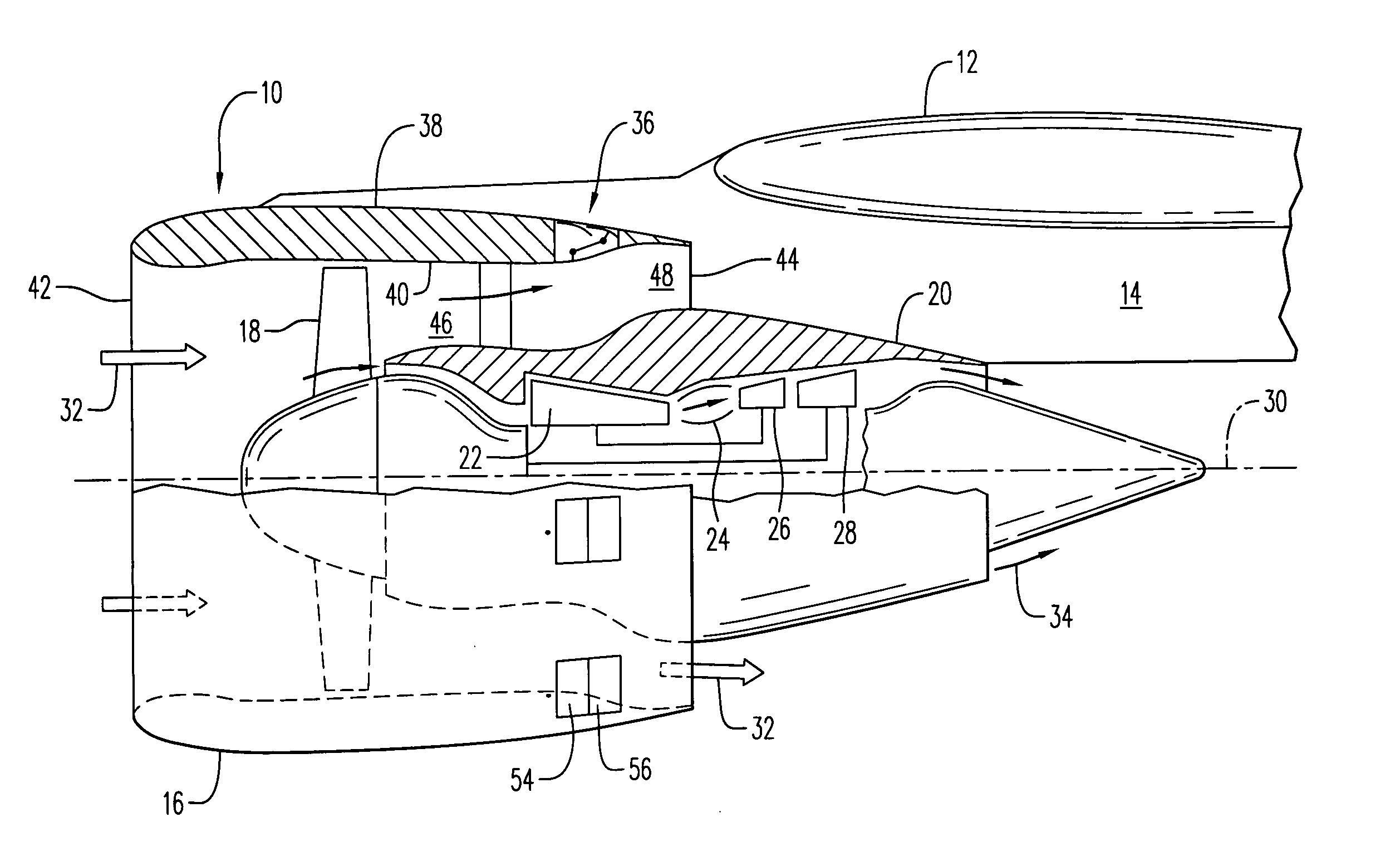 Spider actuated thrust reverser