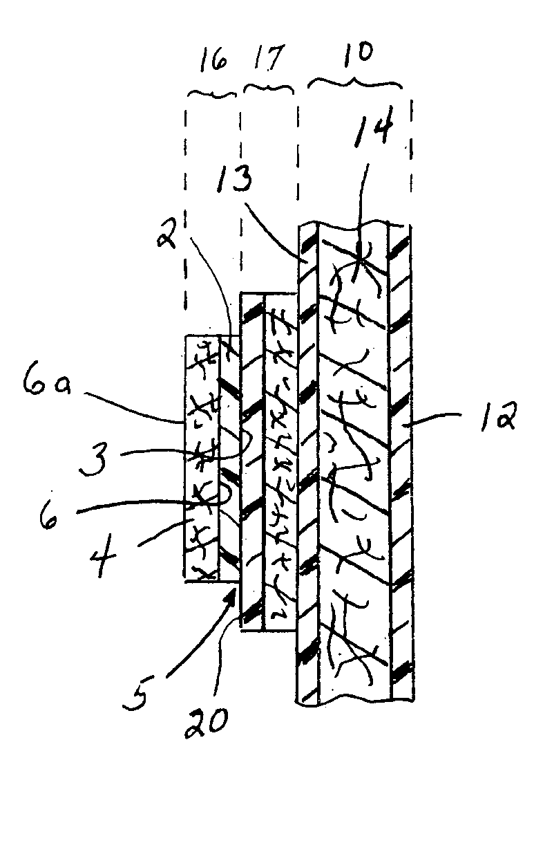 Cling film laminate structure