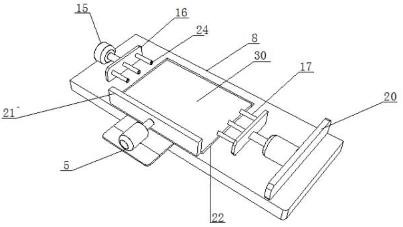 A manufacturing device for regenerated permeable bricks from granite waste