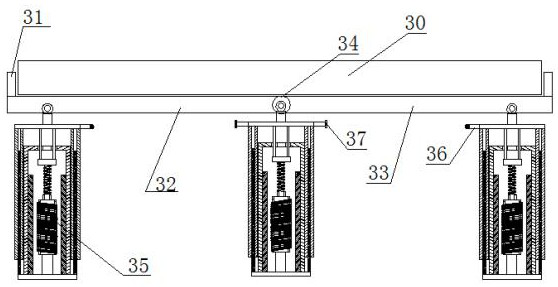 A manufacturing device for regenerated permeable bricks from granite waste