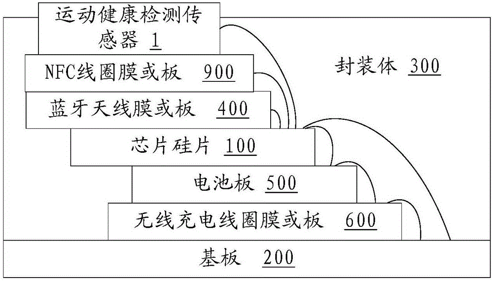 Healthy chip for sports and realization method of healthy chip